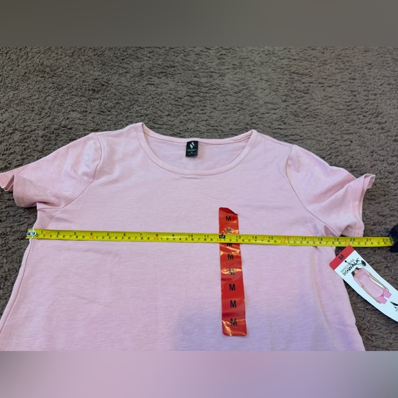 Skechers GoWalk Shirt Tunic Top Curved Hem Pink M $35 NEW - Picture 7 of 8